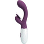 PRETTY LOVE - BUTTERFLY KISS RABBIT VIBRATOR &amp; G-SPOT STIMULATOR PURPLE