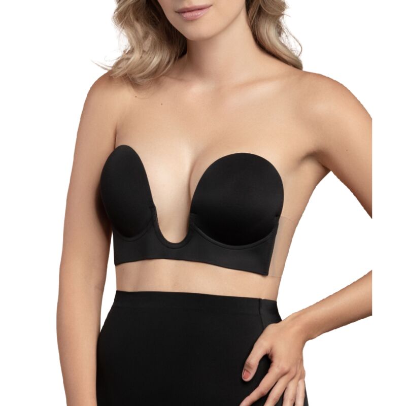 BYE-BRA - BLACK U HANDLESS BRA CUP A