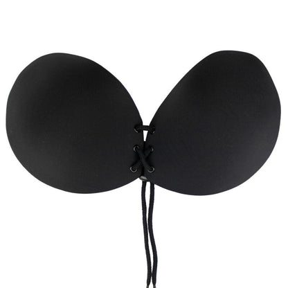 BYE-BRA - BLACK INTERLOCKING ADHESIVE BRA CUP A