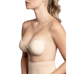 BYE-BRA - BLACK INVISIBLE BRA CUP A