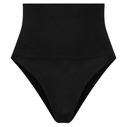 BYE-BRA - FAJA SIN COSTURAS ESTILO TANGA NEGRO TALLA L