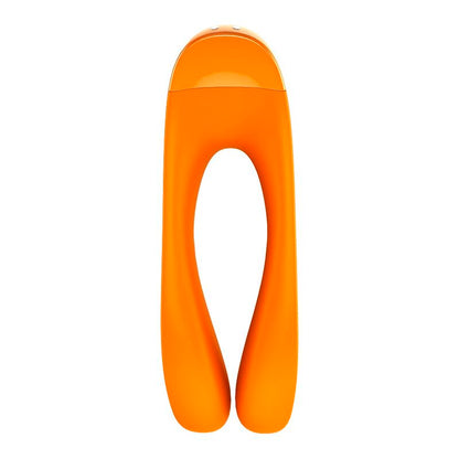 SATISFYER - CANDY CANE ORANGE FINGER VIBRATOR