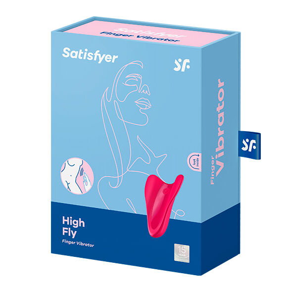 SATISFYER - HIGH FLY VIBRATOR THIMBER FUCHSIA