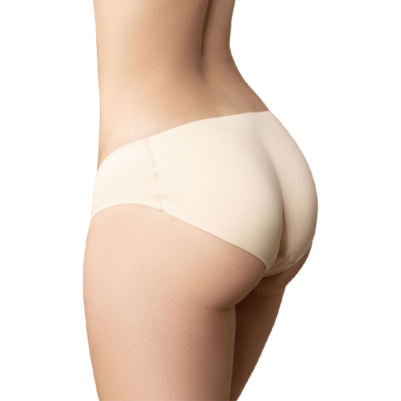 BYE-BRA - LOW PANTIES WITH PADDING BUTTOCKS SIZE S