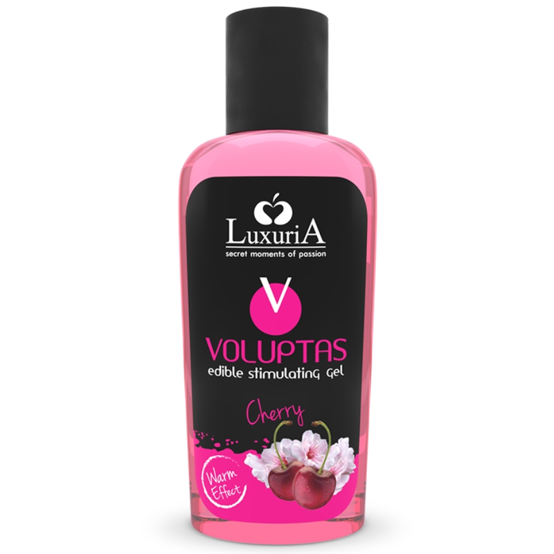 INTIMATELINE LUXURIA - VOLUPTAS EDIBLE MASSAGE GEL WITH HEAT EFFECT - CHERRY 100 ML