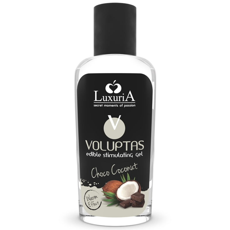 INTIMATELINE LUXURIA - VOLUPTAS EDIBLE MASSAGE GEL WITH HEAT EFFECT - COCONUT AND CREAM 100 ML