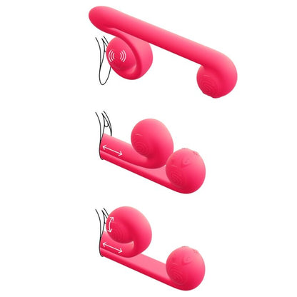 SNAIL VIBE - PINK MULTI-ACTION VIBRATOR