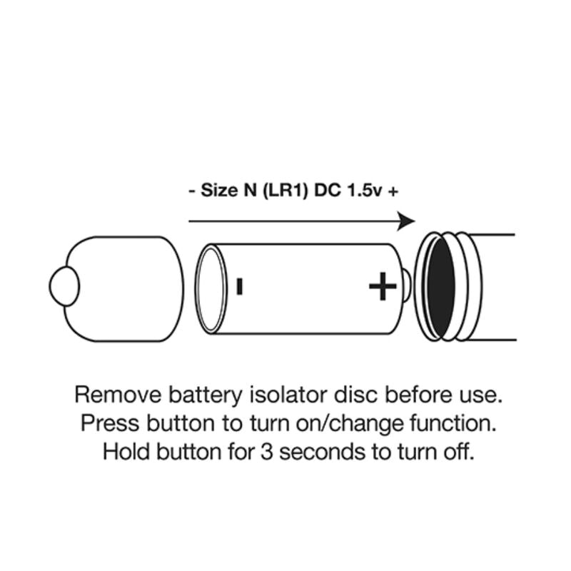 ROCKS-OFF - VIBRATING BULLET RO-80MM MIDNIGHT METAL