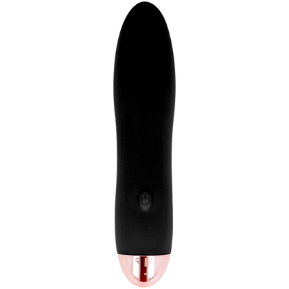 DOLCE VITA - FOUR BLACK 7 SPEEDS RECHARGEABLE VIBRATOR