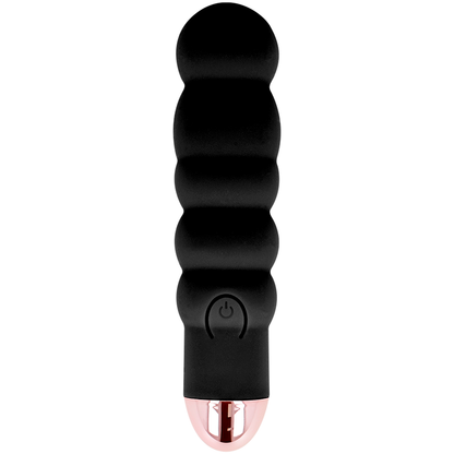 DOLCE VITA - SIX BLACK 7 SPEEDS RECHARGEABLE VIBRATOR