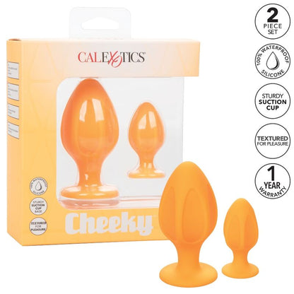 CALEXOTICS - CHEEKY ORANGE ANAL PLUGS