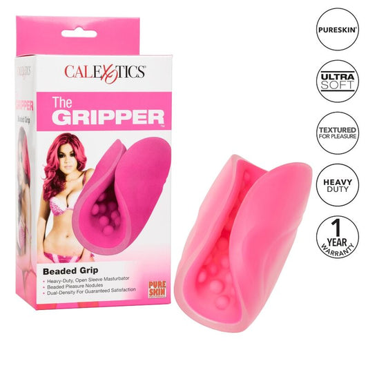 CALEXOTICS - BEADED GRIP TEXTURED MASTURBATOR