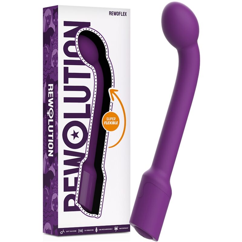 REWOLUTION - REWOFLEX VIBRADOR ESTIMULADOR PUNTO G FLEXIBLE