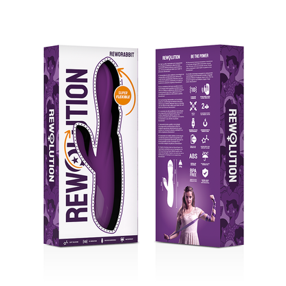 REWOLUTION - REWORABBIT FLEXIBLE VIBRATOR WITH RABBIT