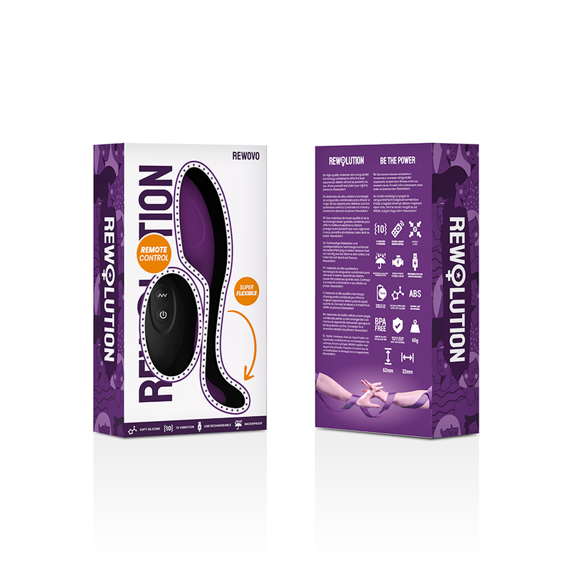 REWOLUTION - REWOVO HUEVO VIBRADOR CONTROL REMOTO