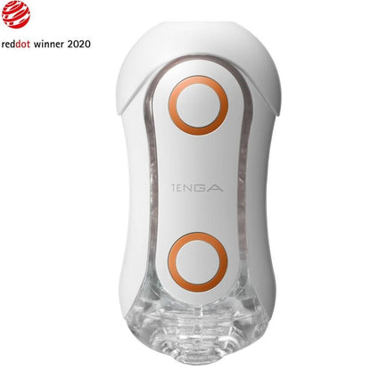 TENGA - FLIP ORB STRONG MASTURBATOR CRASH WHITE AND ORANGE