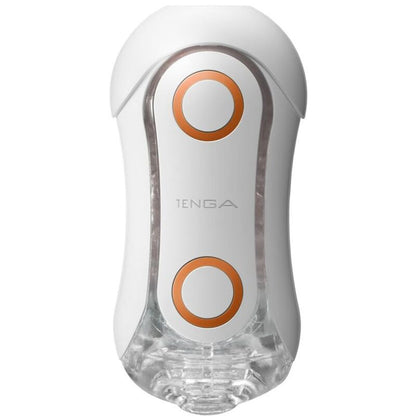 TENGA - FLIP ORB STRONG MASTURBATOR CRASH WHITE AND ORANGE