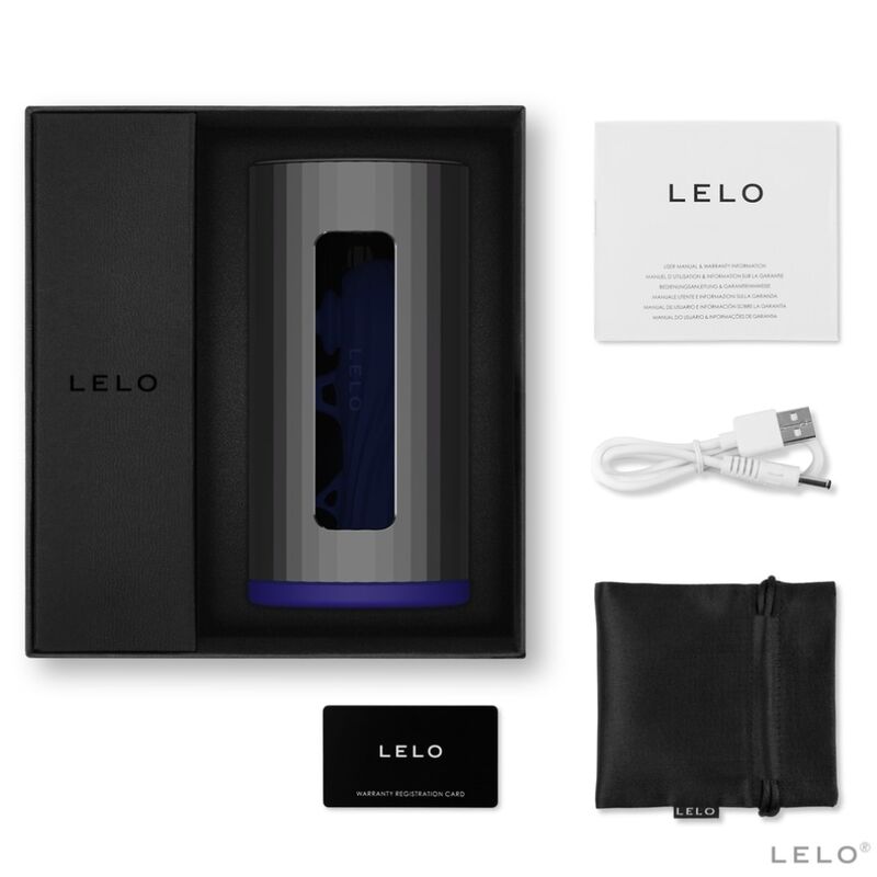 LELO - F1S V2 MASTURBATOR WITH SDK TECHNOLOGY BLUE AND METAL