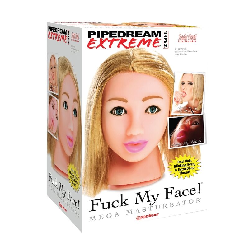 EXTREME TOYZ - FUCK ME MEGA BLONDE FACE MASTURBATOR