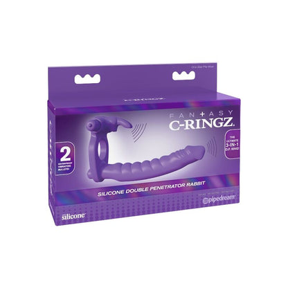 FANTASY C-RINGZ - DOUBLE PENETRATION RING WITH RABBIT