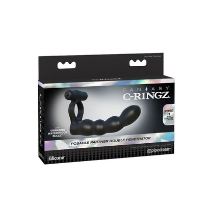 FANTASY C-RINGZ - POSABLE DOUBLE PENETRATION RING