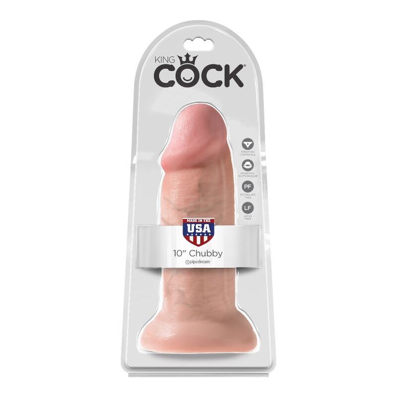 KING COCK - CHUBBY REALISTIC DILDO 25.4 CM