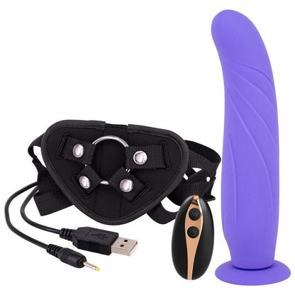 SEVEN CREATIONS - STRAP ON HARNESS WITH DILDO 24 CM