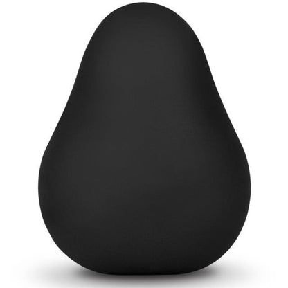 G-VIBE - BLACK REUSABLE TEXTURED MASTURBATOR EGG