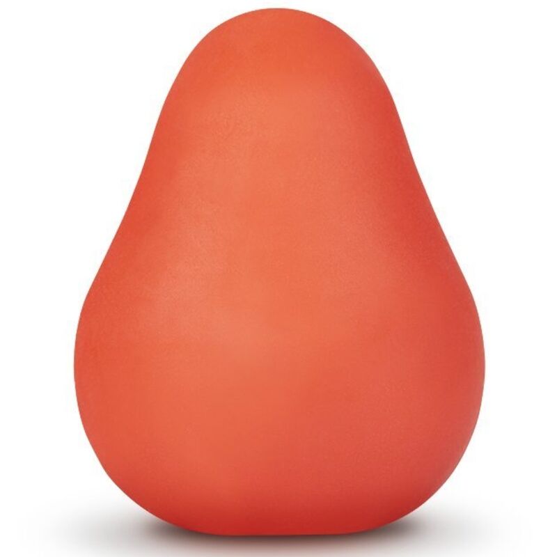 G-VIBE - RED REUSABLE TEXTURED MASTURBATOR EGG