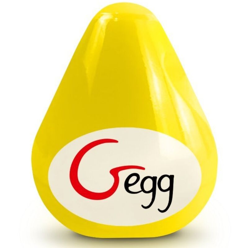 G-VIBE - YELLOW REUSABLE TEXTURED MASTURBATOR EGG