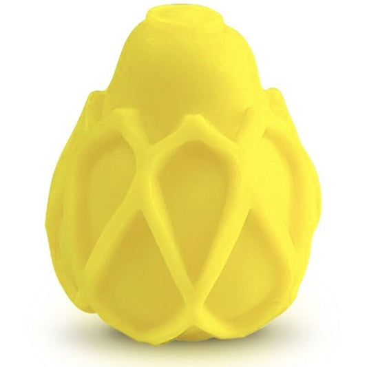 G-VIBE - YELLOW REUSABLE TEXTURED MASTURBATOR EGG