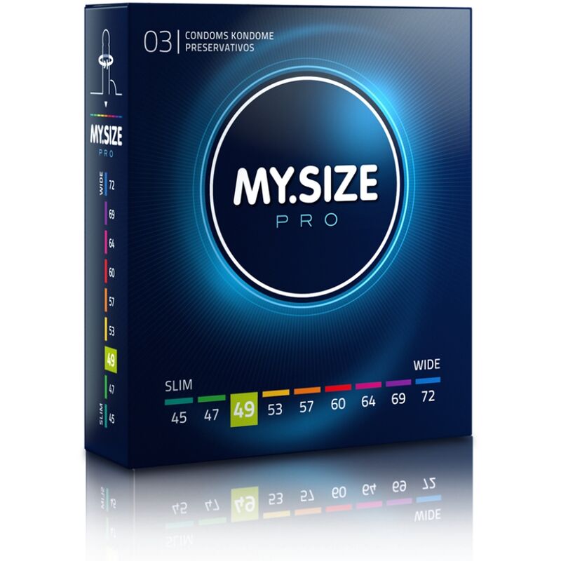 MY SIZE - PRO CONDOMS 49 MM 3 UNITS