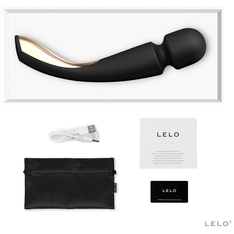 LELO - SMART MEDIUM WAND 2 MASSAGER BLACK