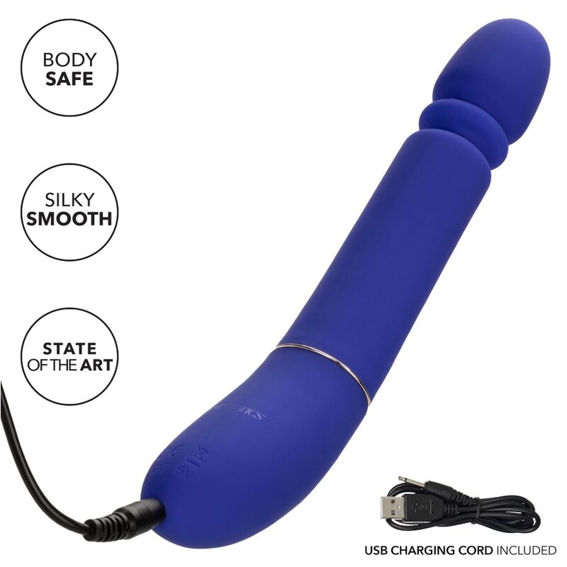 CALEXOTICS - SHAMELESS SLIM THUMPER MASSAGER BLUE