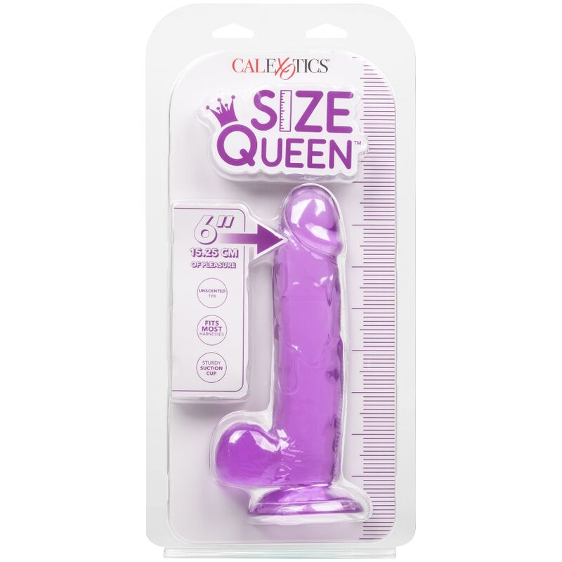 CALEXOTICS - QUEEN SIZE LILAC DILDO 15.3 CM