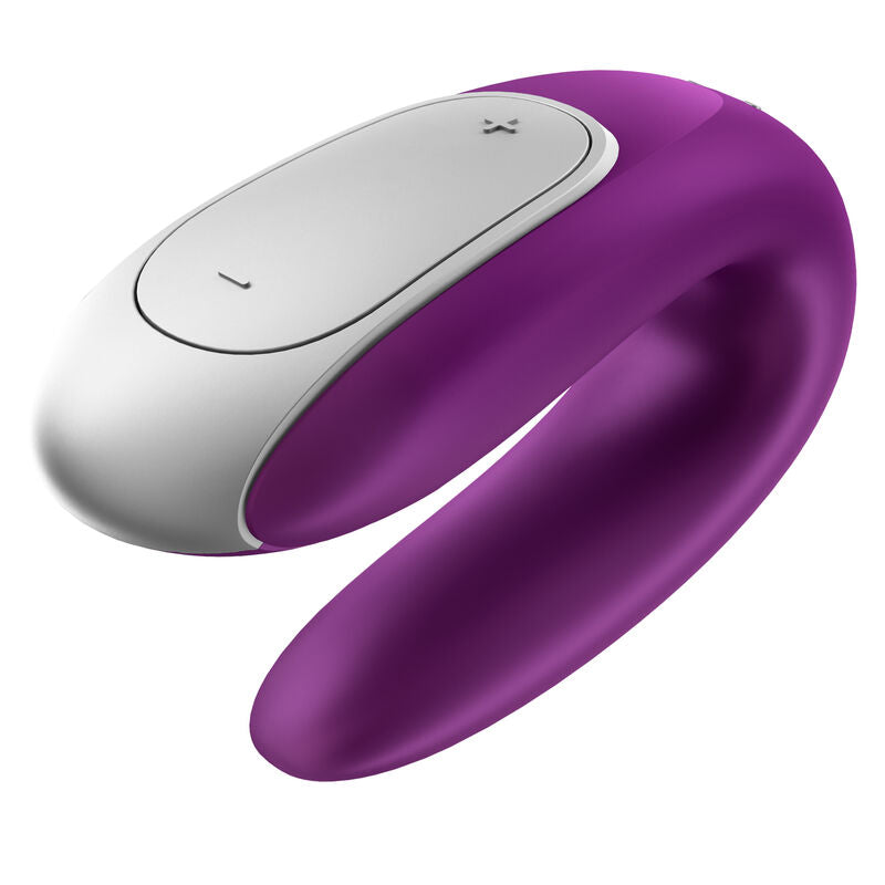 SATISFYER - DOUBLE FUN PARTNER LILAC VIBRATOR