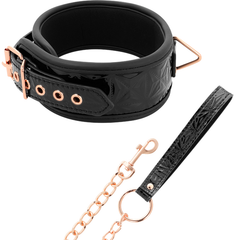 BEGME - BLACK EDITION NEOPRENE LINING VEGAN LEATHER NECKLACE