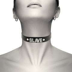 COQUETTE CHIC DESIRE - VEGAN LEATHER SLAVE CHOKER