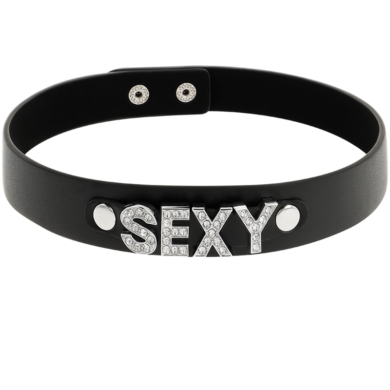 COQUETTE CHIC DESIRE - SEXY VEGAN LEATHER CHOKER