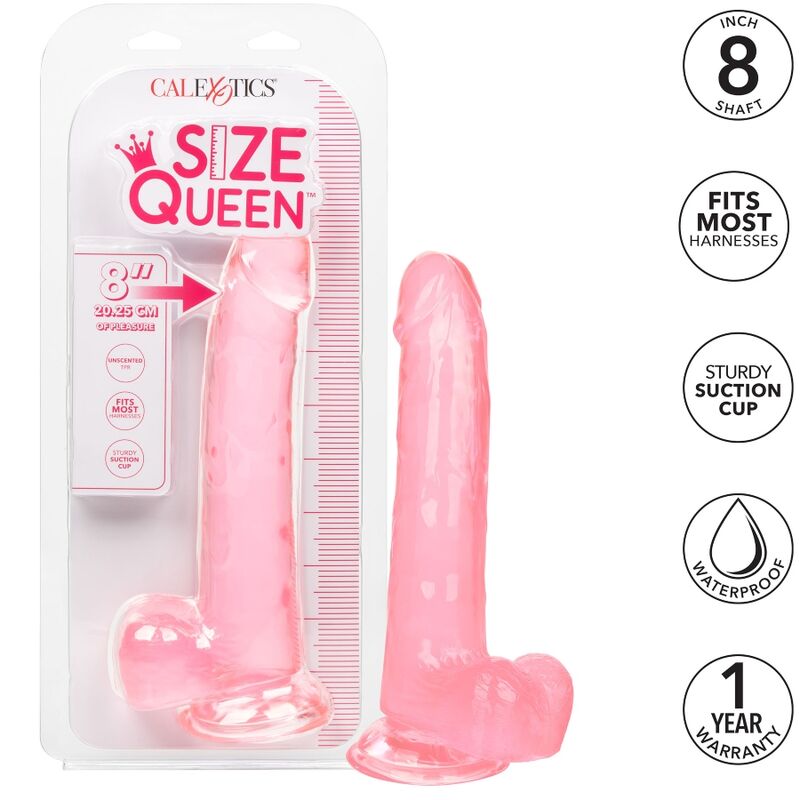 CALEXOTICS - QUEEN SIZE PINK DILDO 20.3 CM