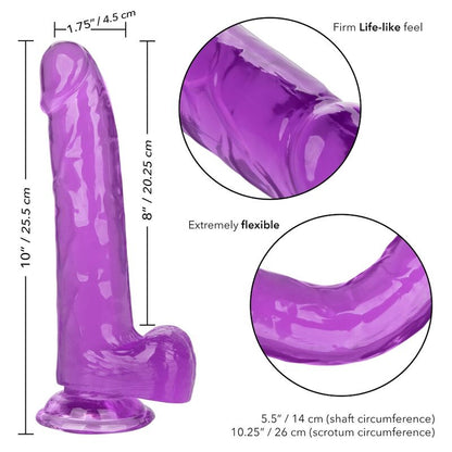 CALEXOTICS - QUEEN SIZE LILAC DILDO 20.3 CM