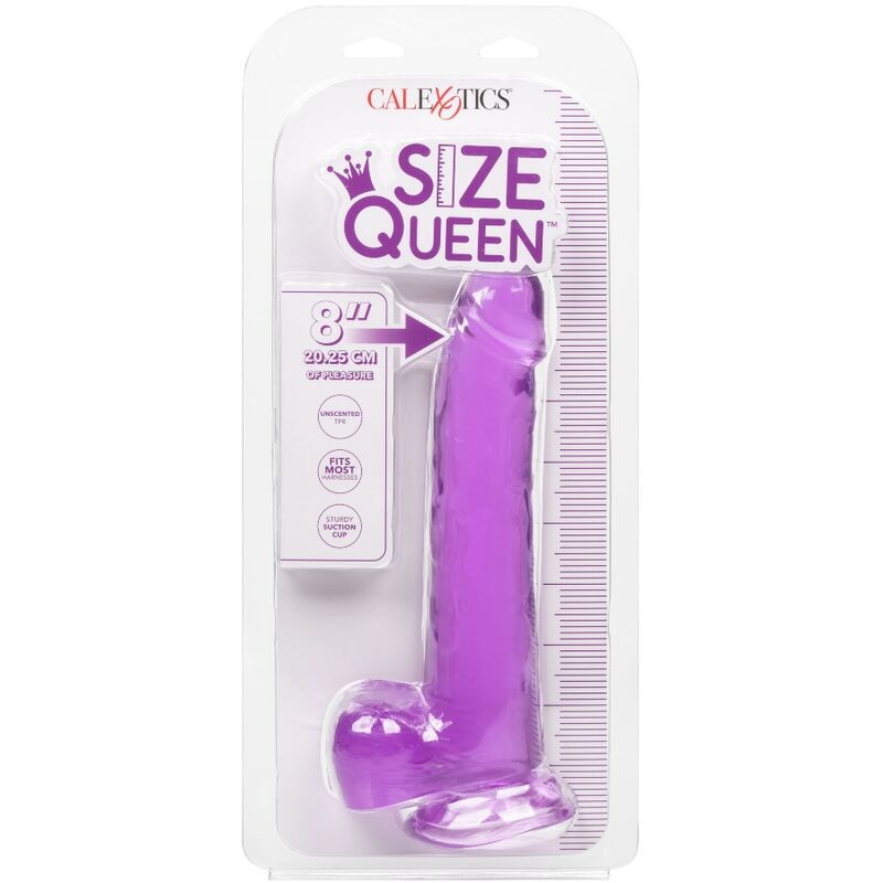 CALEXOTICS - QUEEN SIZE LILAC DILDO 20.3 CM