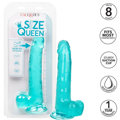 CALEXOTICS - QUEEN SIZE BLUE DILDO 20.3 CM