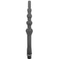 ALL BLACK - BEADED SILICONE ANAL SHOWER 27 CM