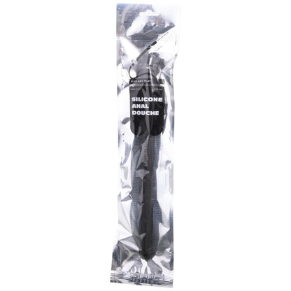 ALL BLACK - BEADED SILICONE ANAL SHOWER 27 CM