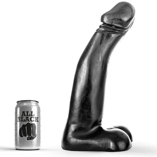 ALL BLACK - DILDO REALISTA NEGRO FISTING 29 CM