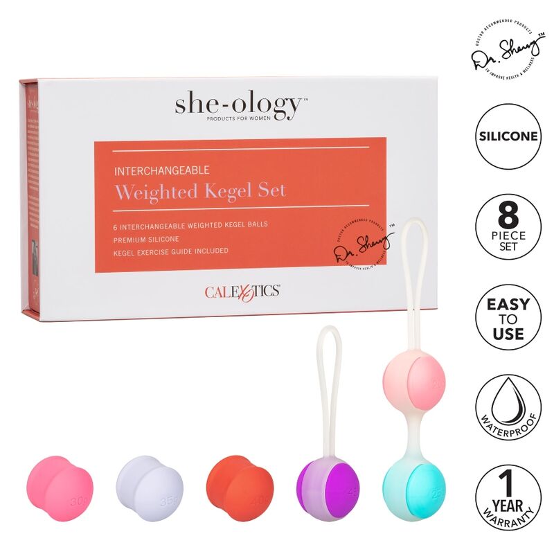 CALEXOTICS - SHE-OLOGY INTERCHANGEABLE KEGEL BALLS SET