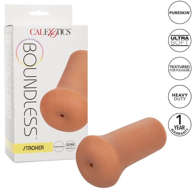 CALEXOTICS - BOUNDLESS STROKER MASTURBATOR CARAMEL COLOR