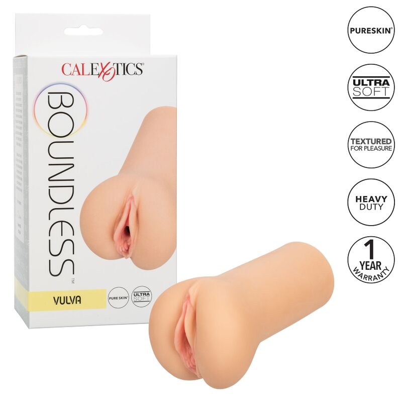 CALEXOTICS - BOUNDLESS VULVA MASTURBATOR LIGHT TONE