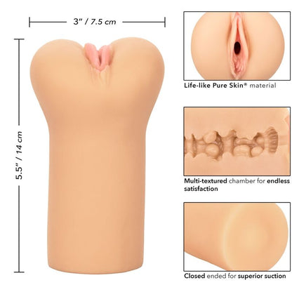 CALEXOTICS - BOUNDLESS VULVA MASTURBATOR LIGHT TONE